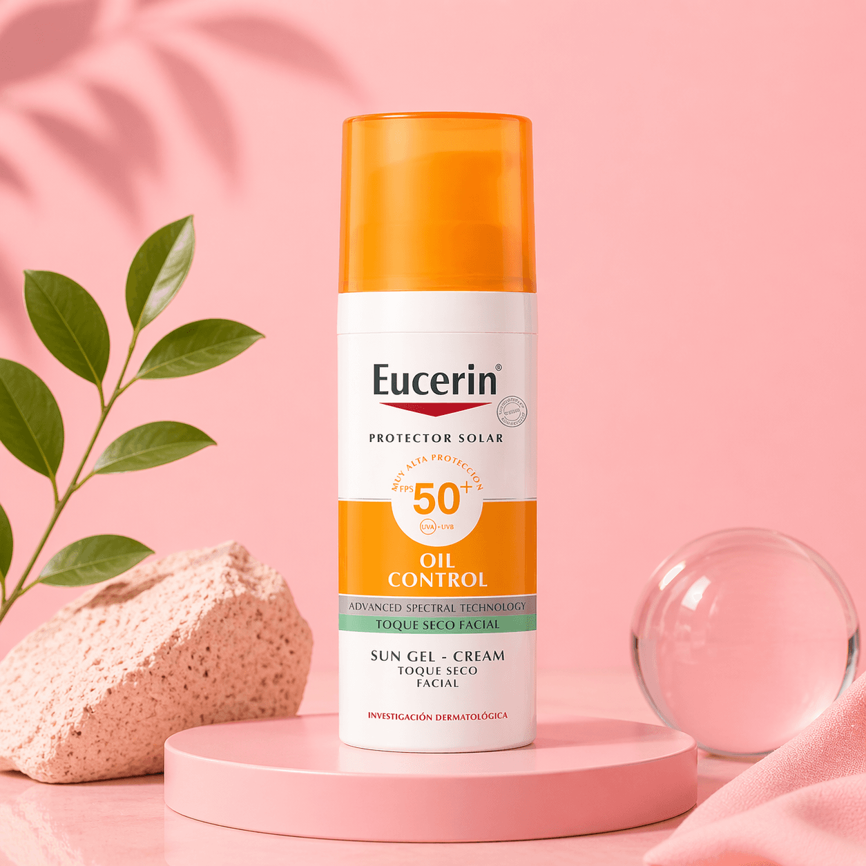 Protector Solar Facial Oil Control Toque Seco de Eucerin